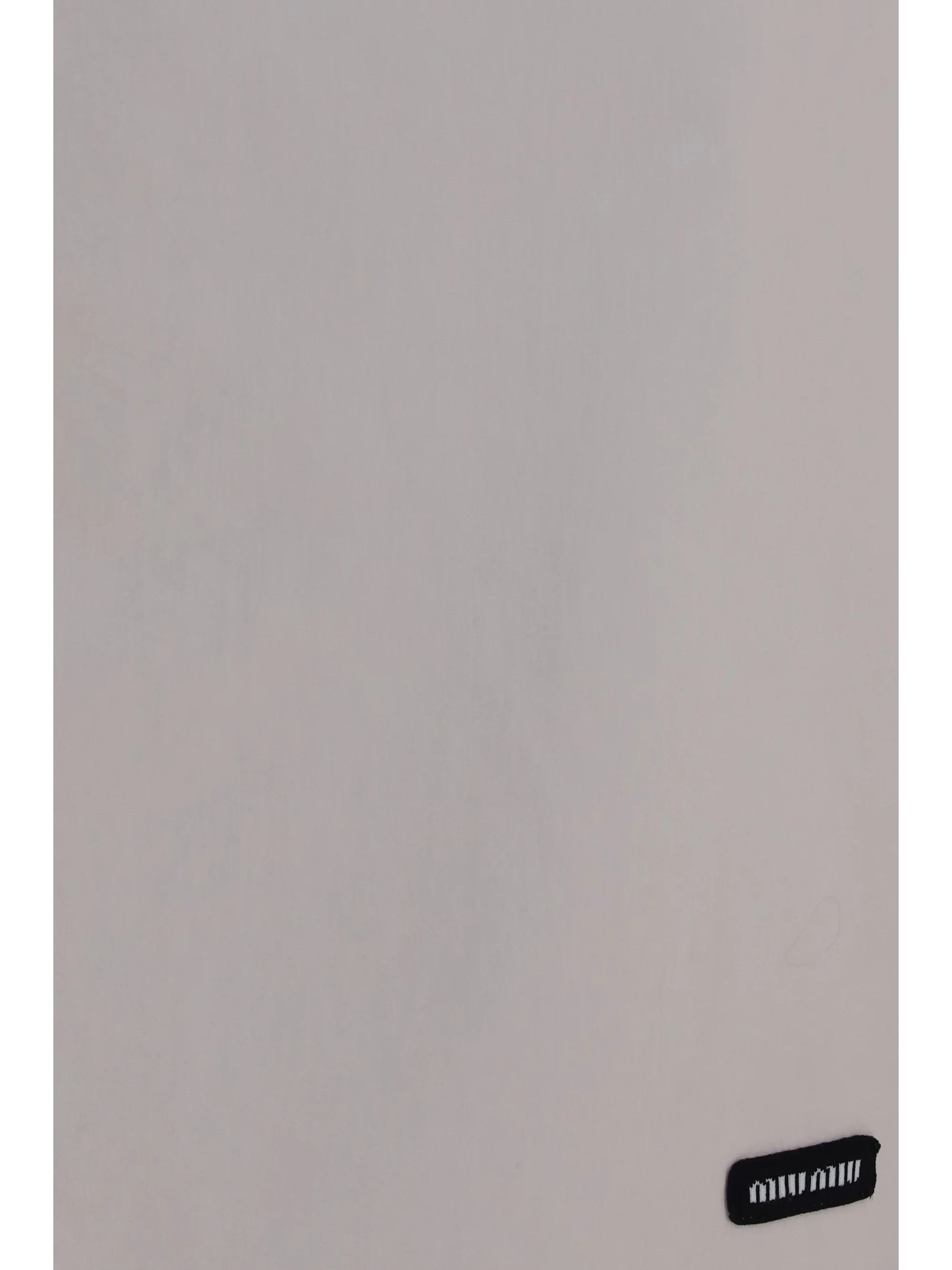 stretch cotton-blend midi skirt