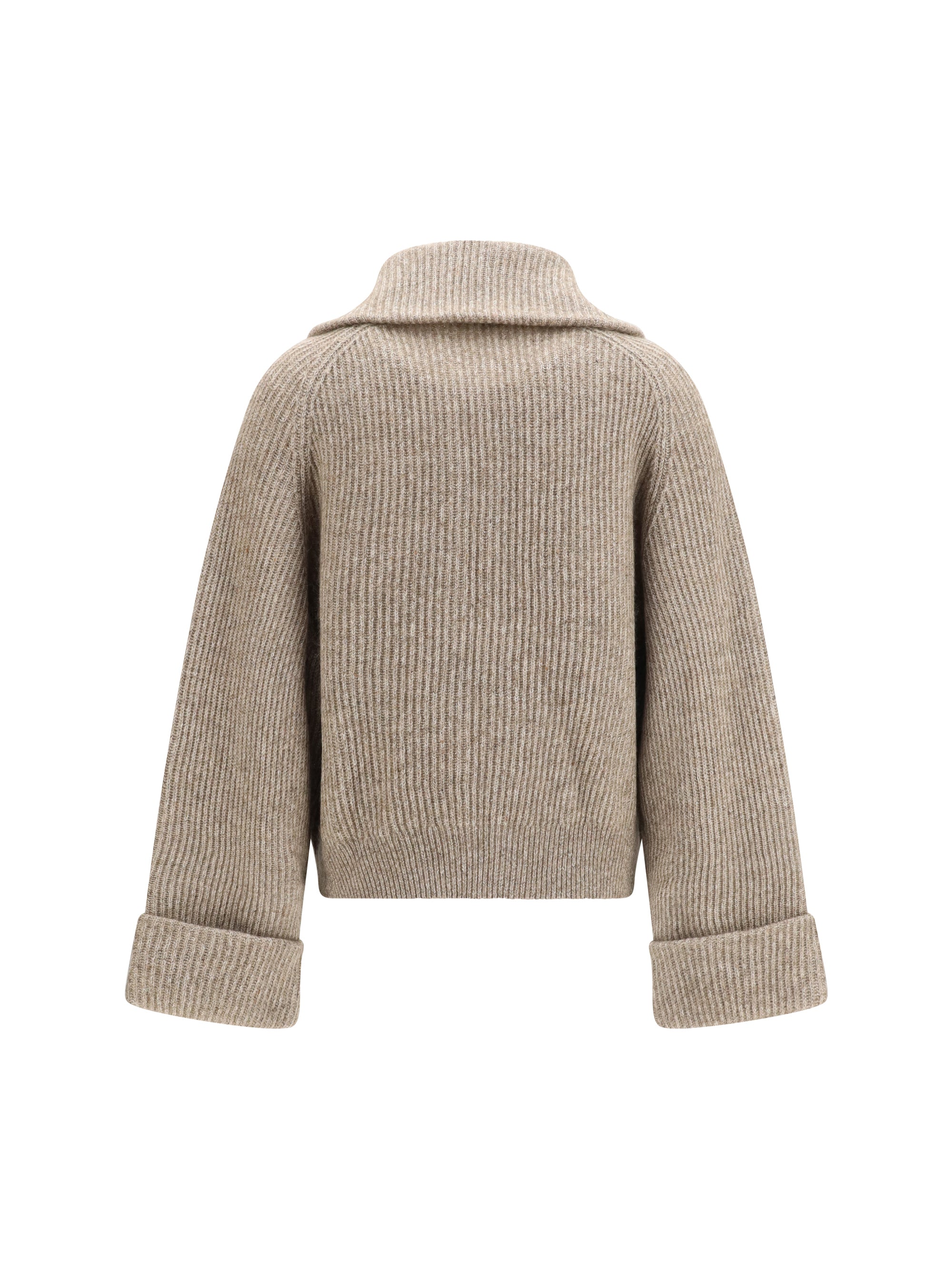 BRUNELLO CUCINELLI L high-neck sweater with wide sleeves