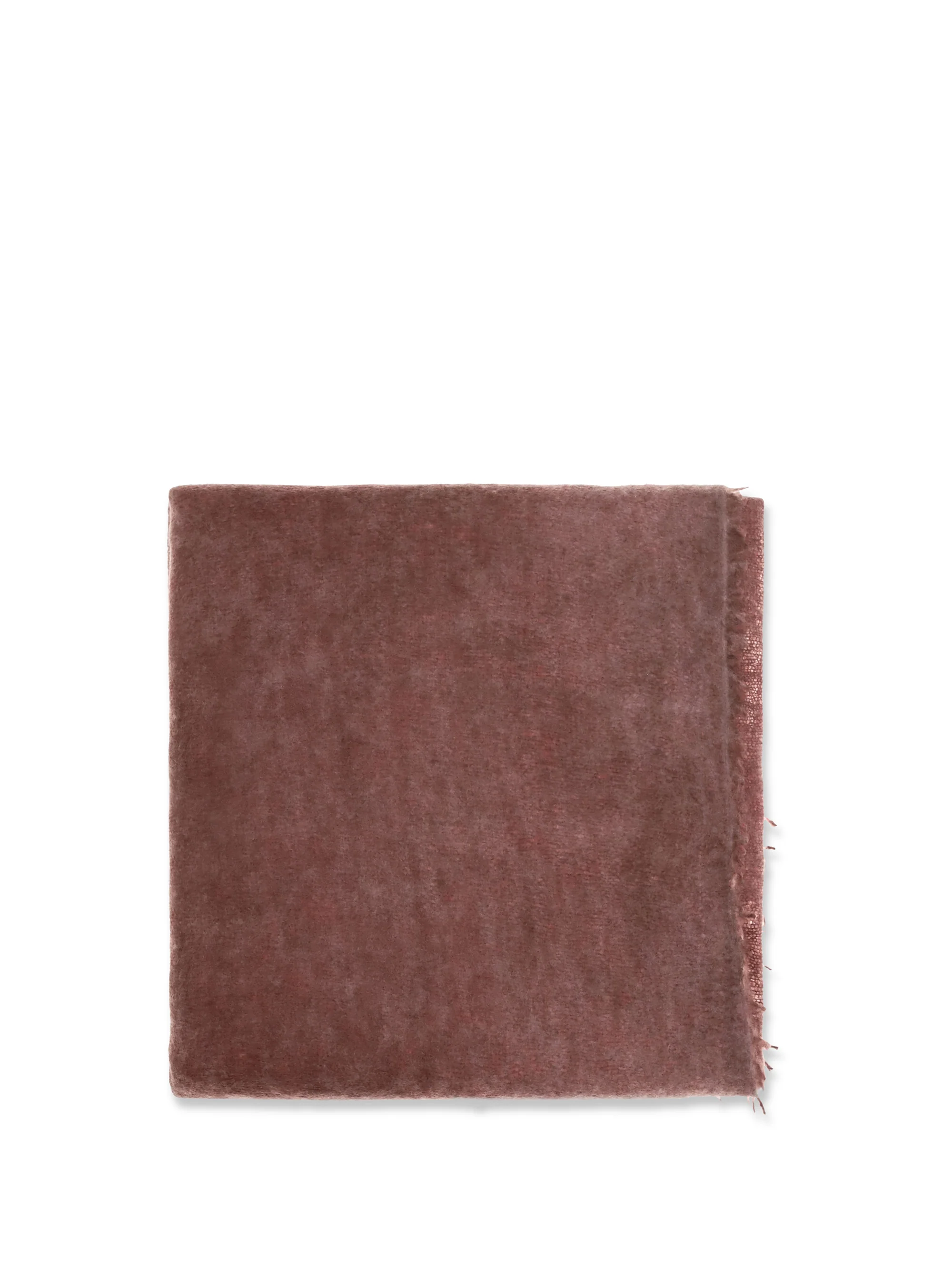 MIRROR IN THE SKY OS lightweight cashmere scarf with fringes