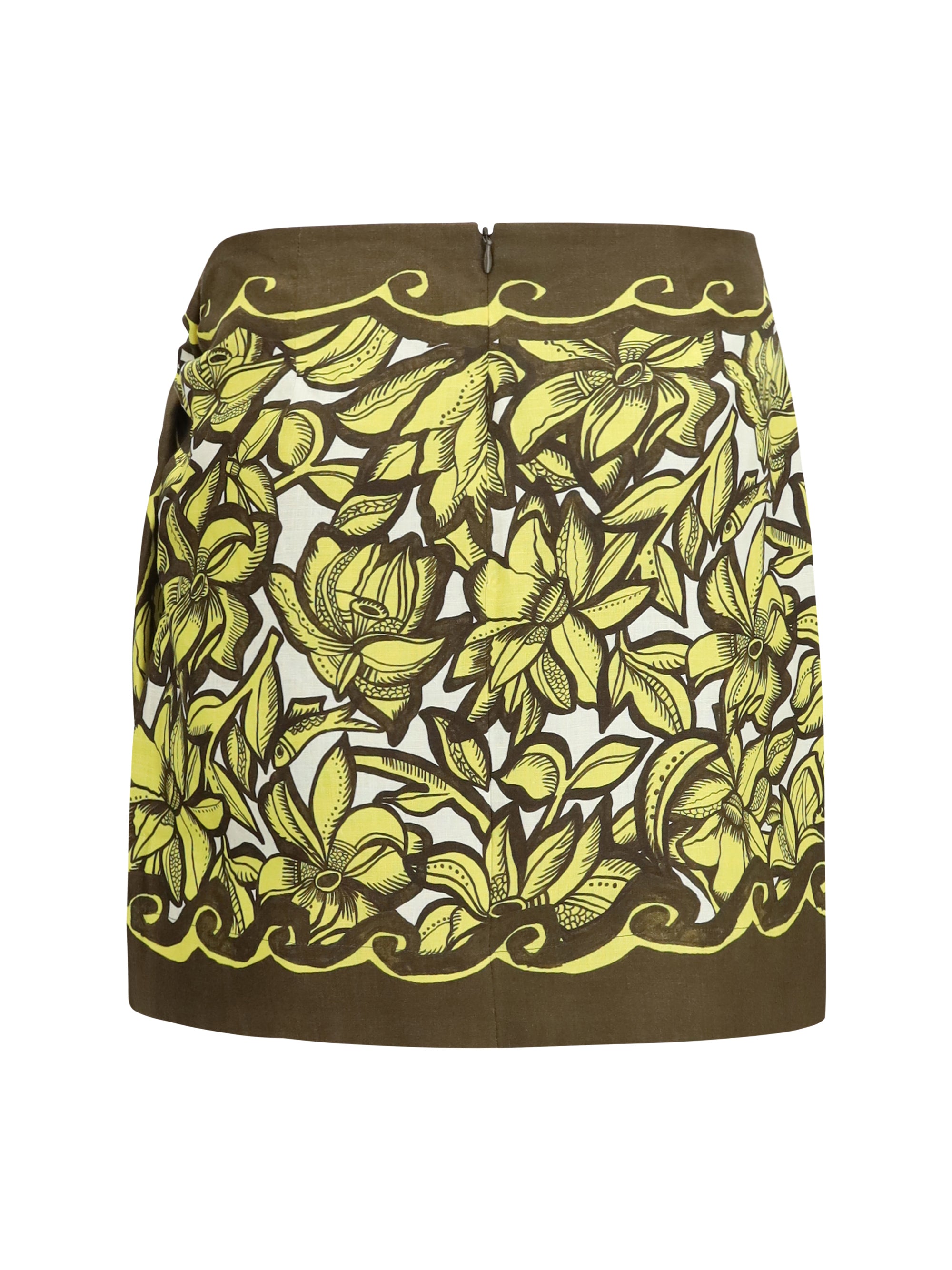 ALEMAIS 6 mona wrap mini skirt