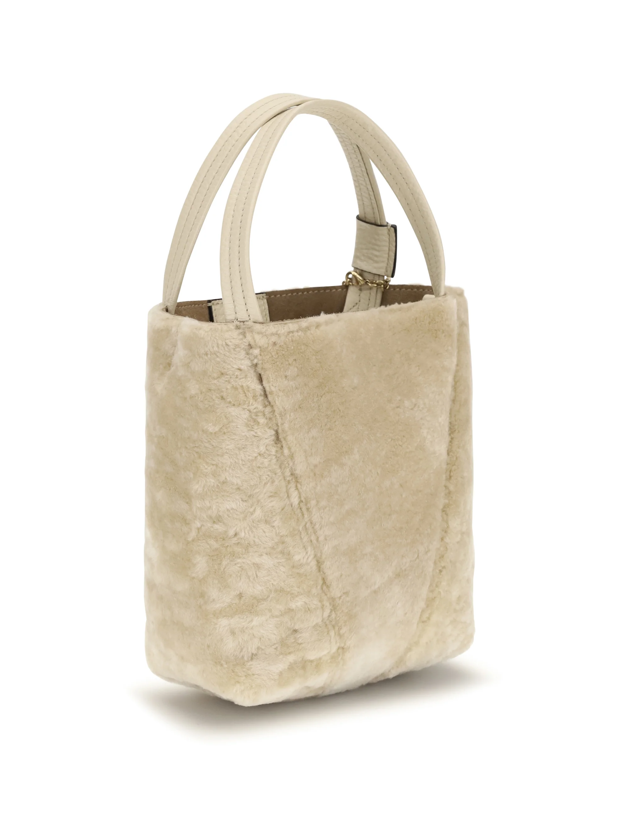 spin bouclé bucket bag