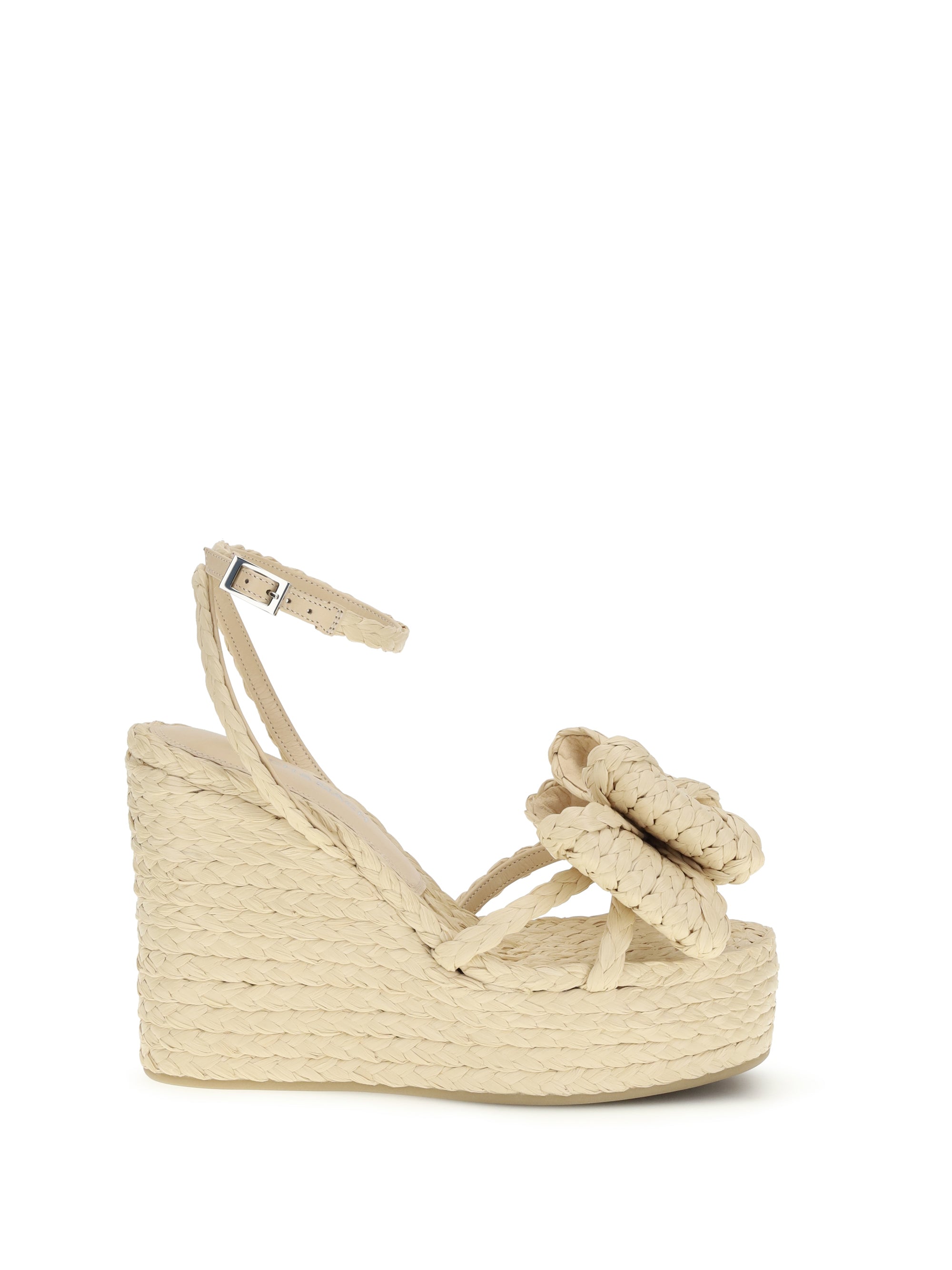 MACH amp; MACH 36.5 le cadeau raffia wedge sandals