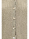 polo collar sweater with buttons