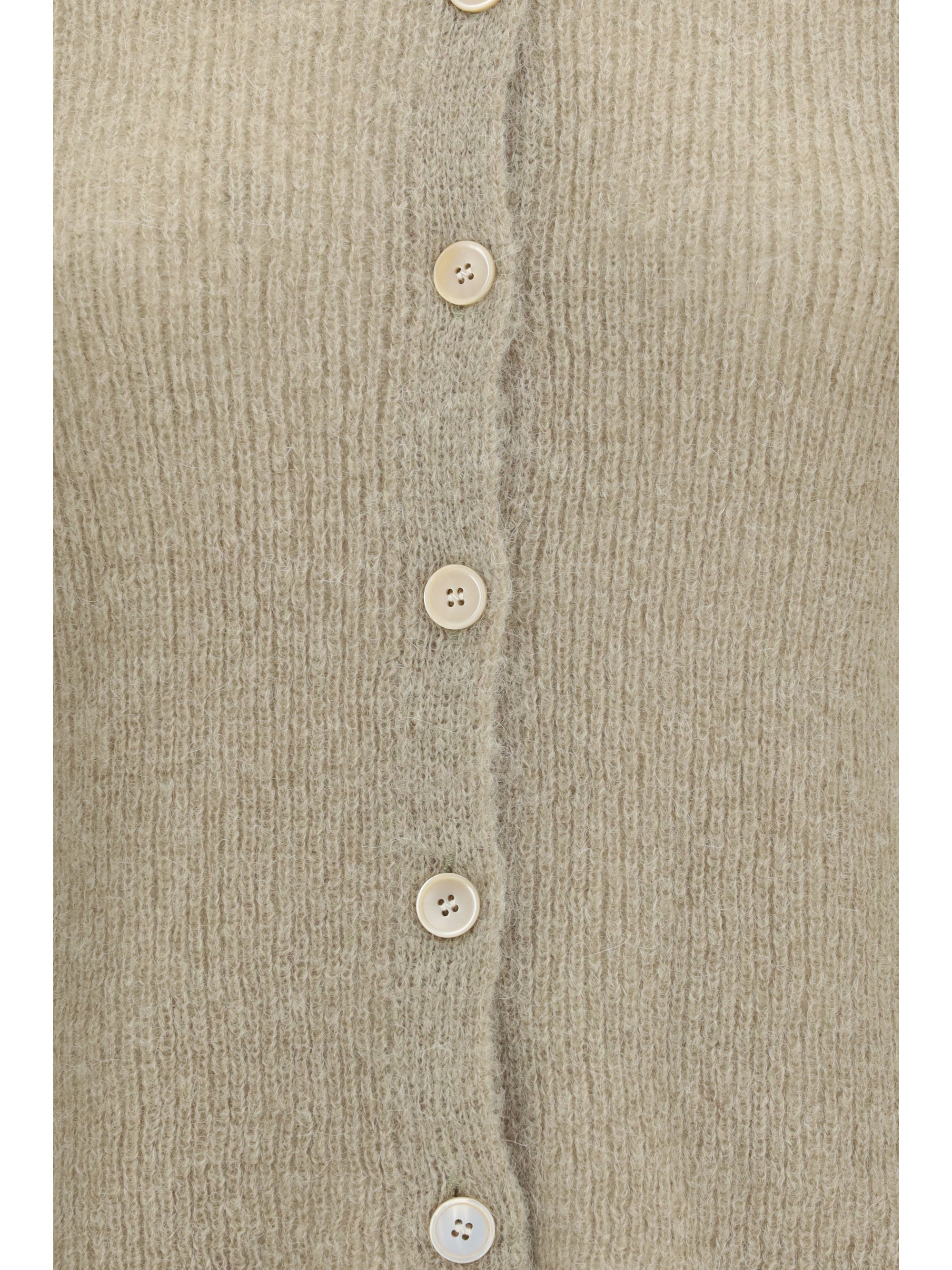 polo collar sweater with buttons