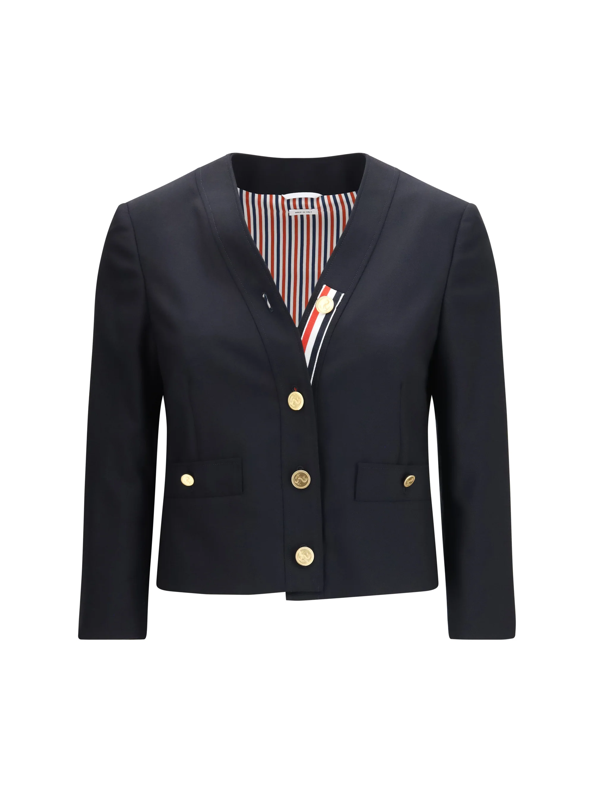 hopsack cardigan jacket
