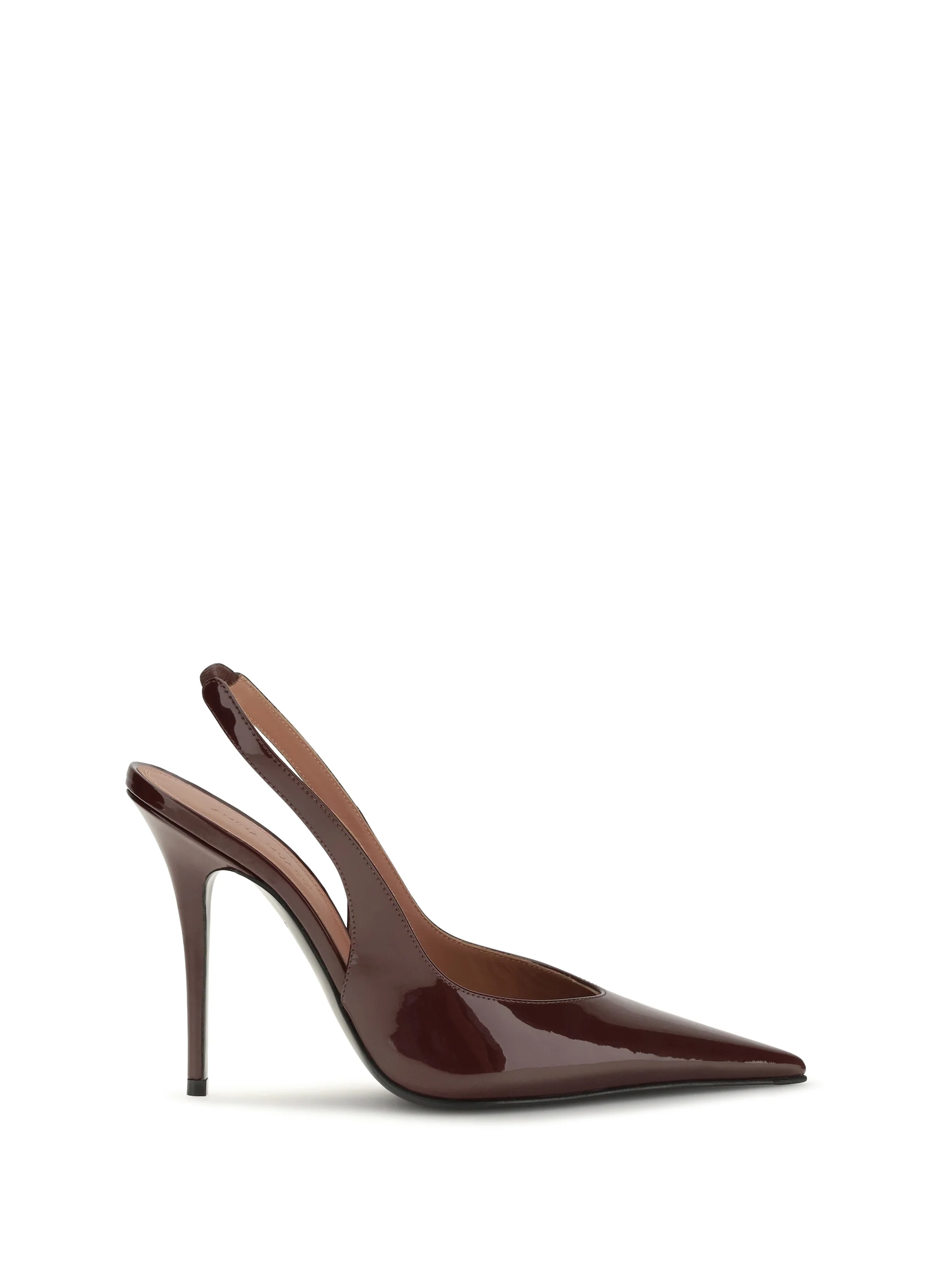 AMINA MUADDI 36 anok patent leather slingback pumps