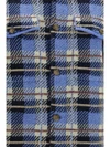 checked cashmere shirt