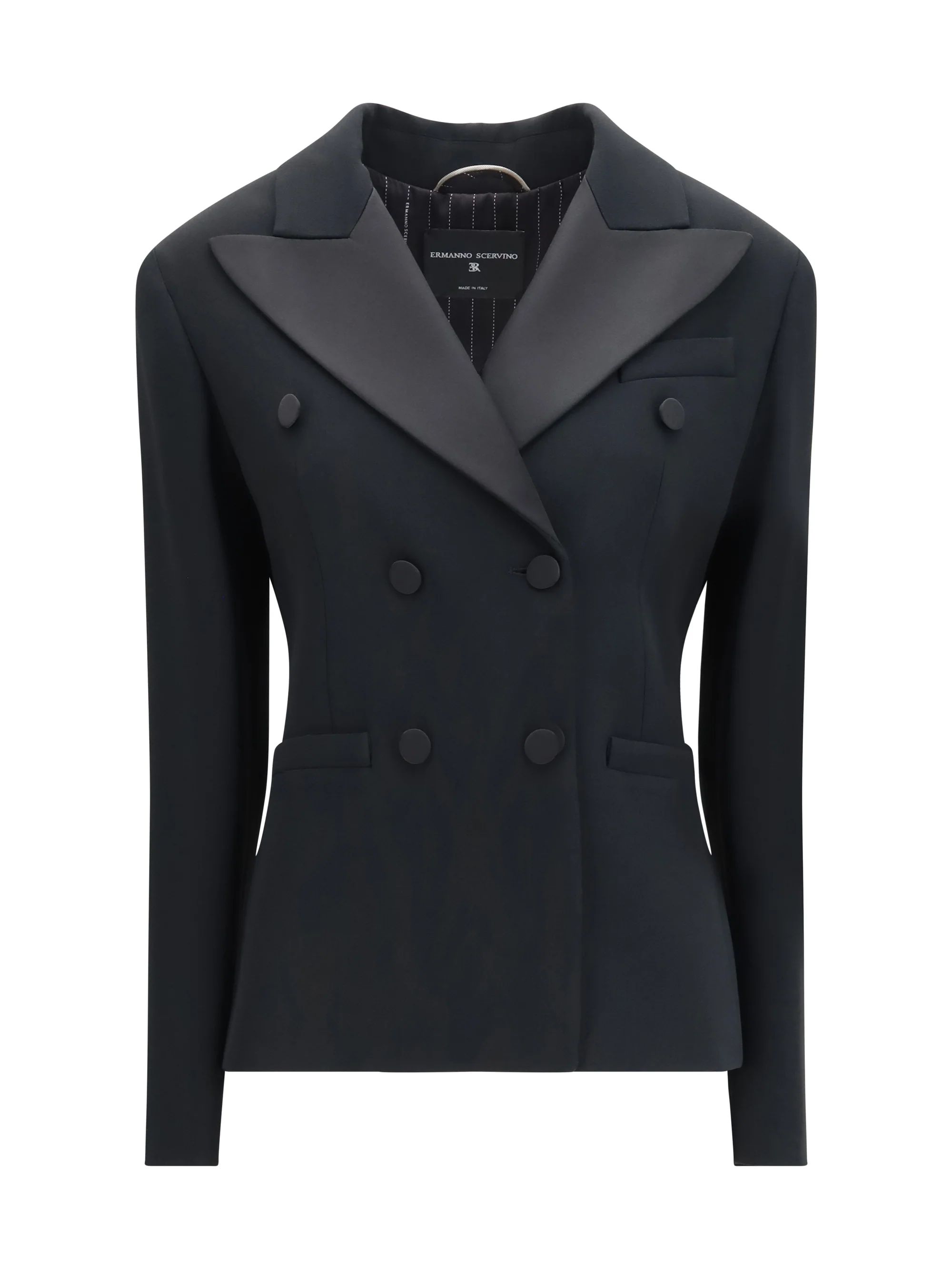 ERMANNO SCERVINO 40 double-breasted tuxedo jacket