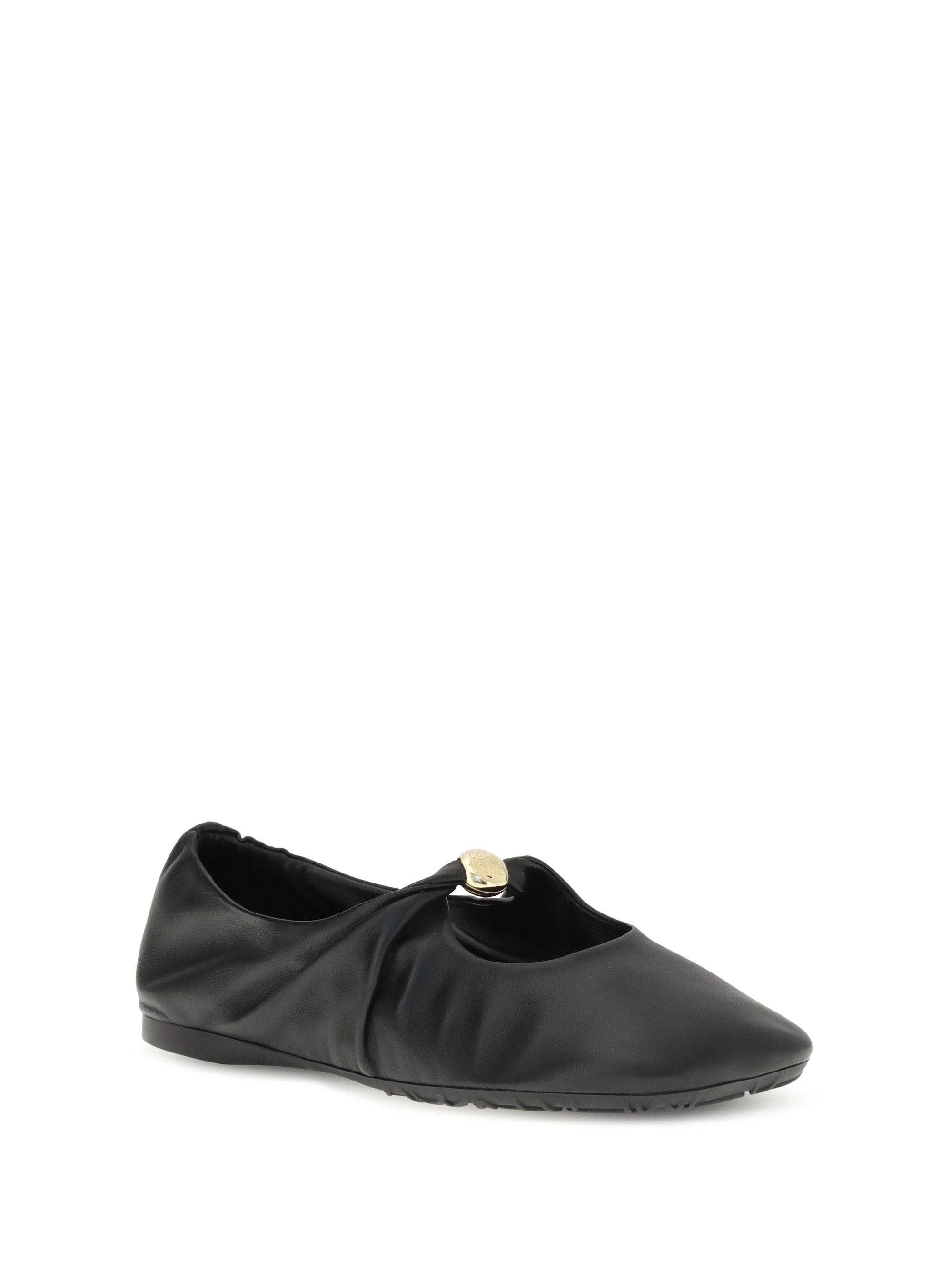 LOEWE 38 pebble ballerinas
