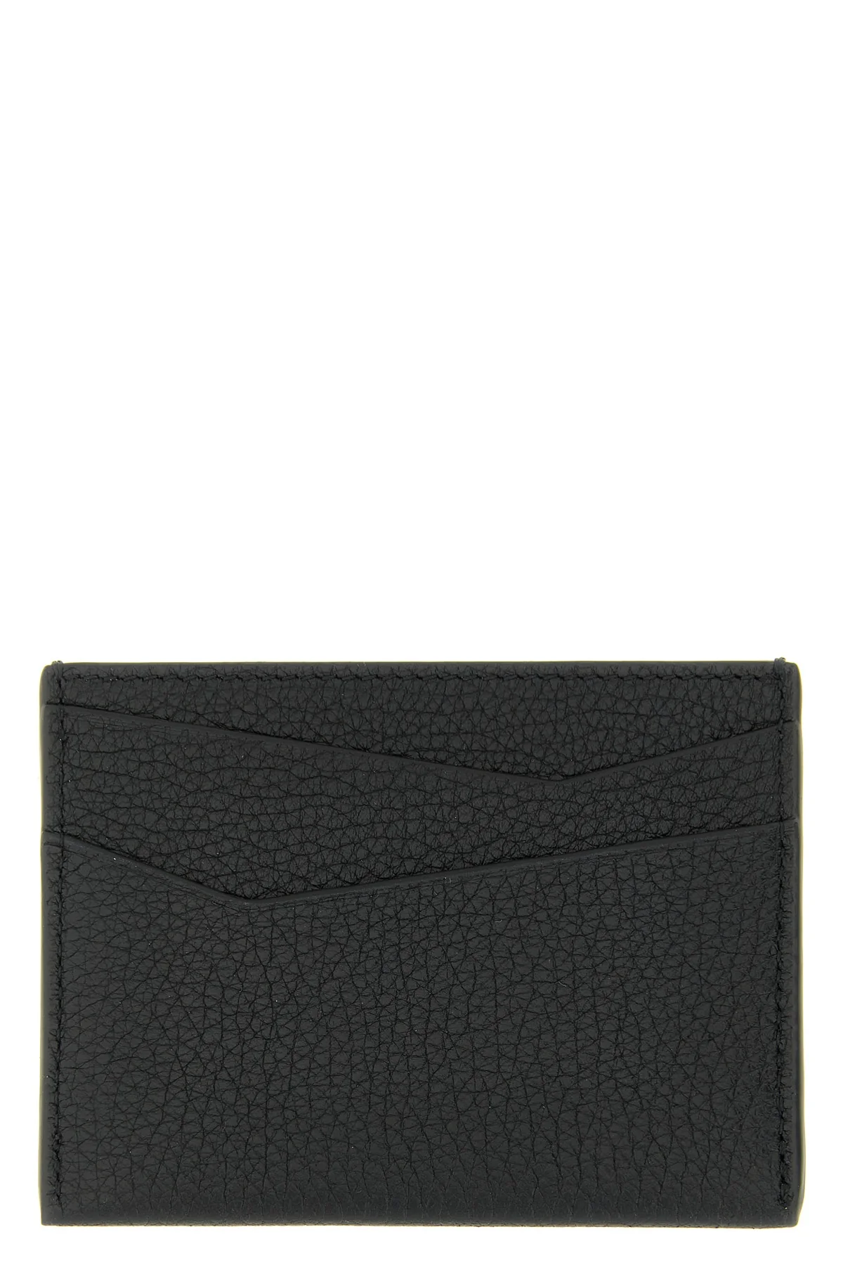 LOEWE OS puzzle edge hammered leather card holder
