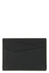 puzzle edge hammered leather card holder