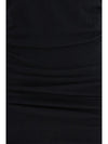 mini dress in stretch cotton