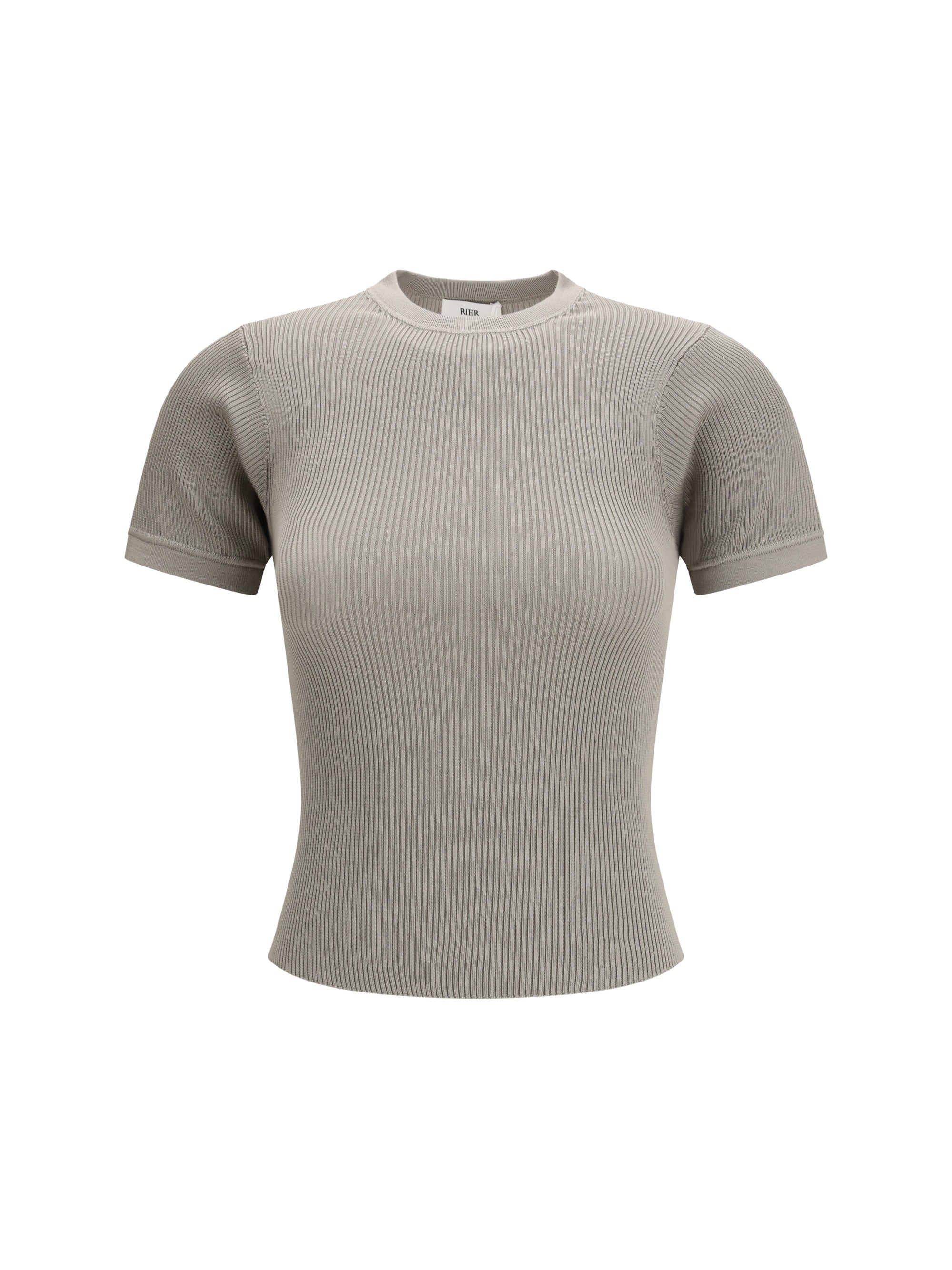 RIER L short-sleeve ribbed t-shirt