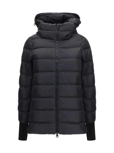 hooded down jacket