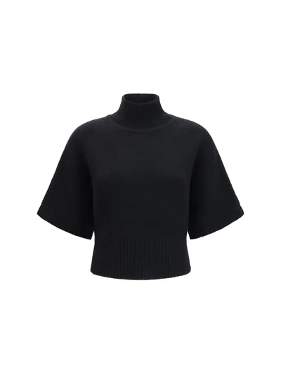 cropped cashmere turtleneck sweater