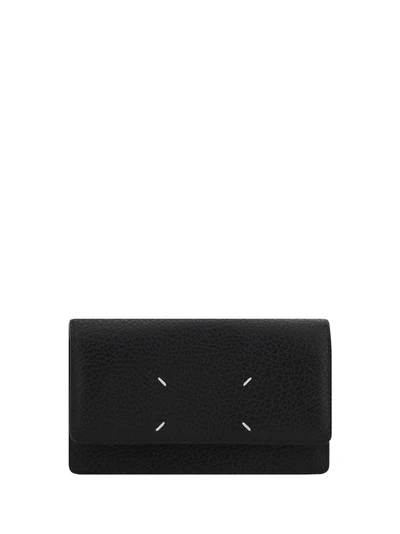 grained leather wallet