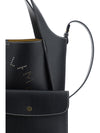 faux leather shoulder bag