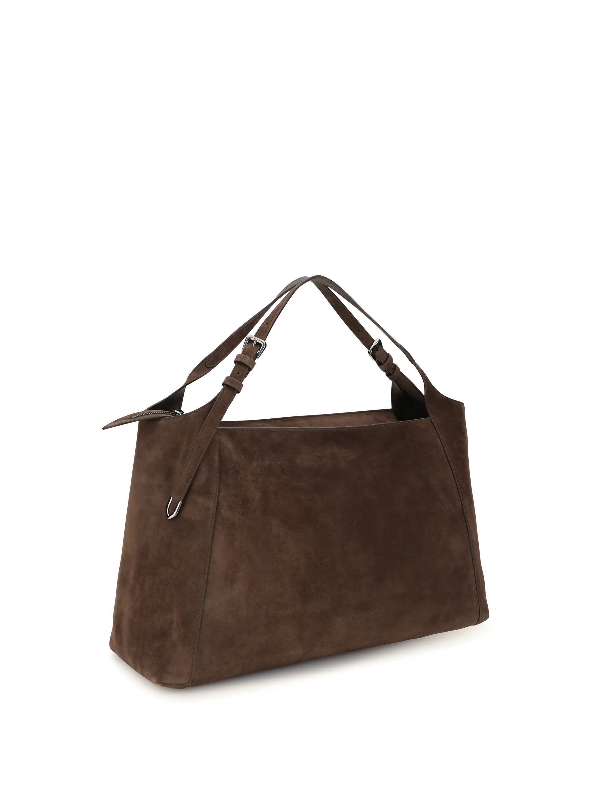 BRUNELLO CUCINELLI OS sartorial suede shoulder bag