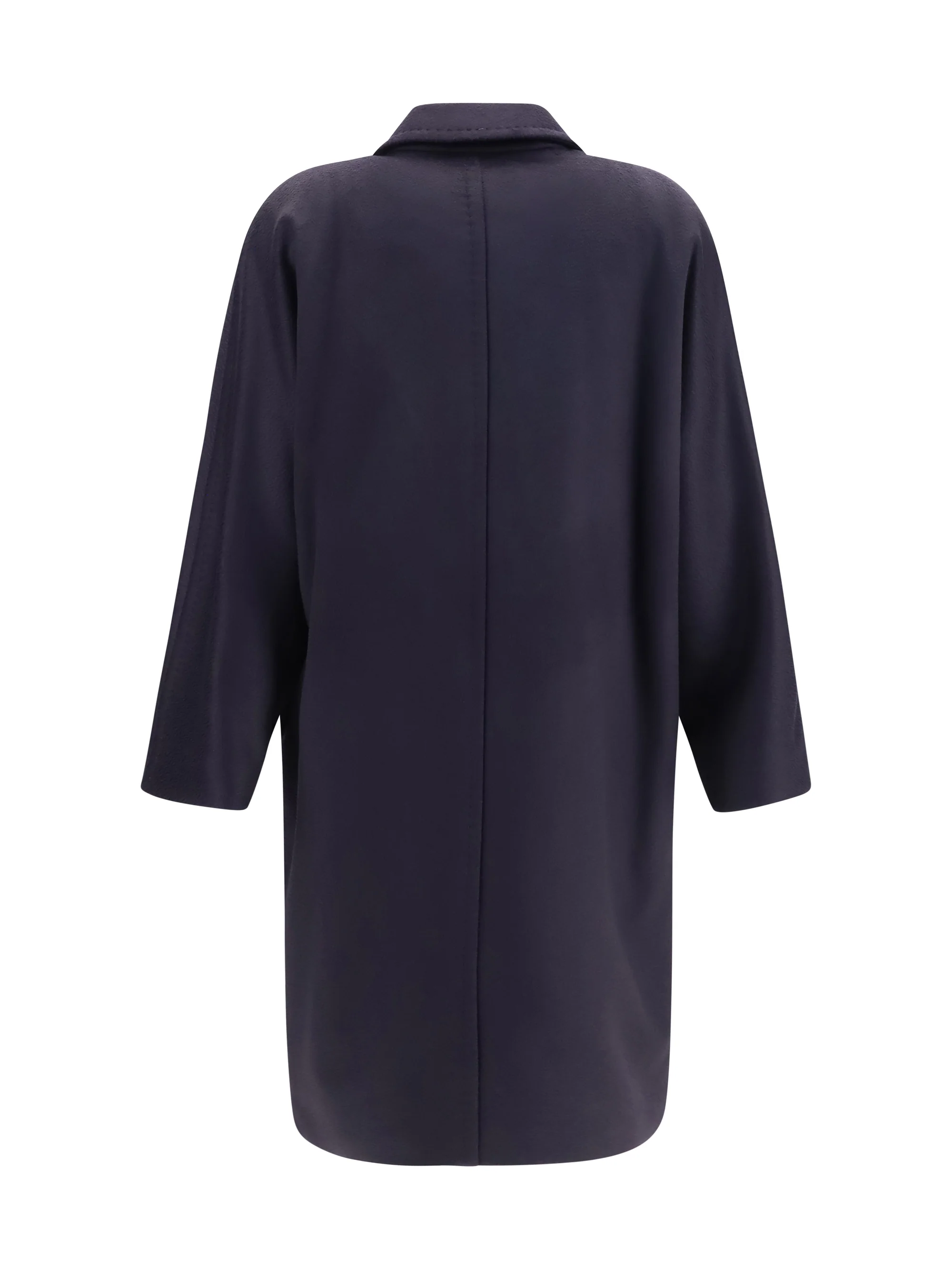 double breasted wool drap coat