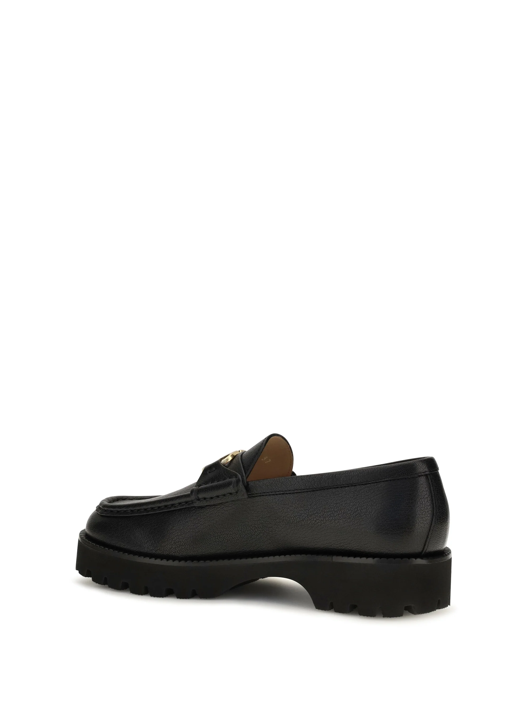 vlogo signature leather loafers
