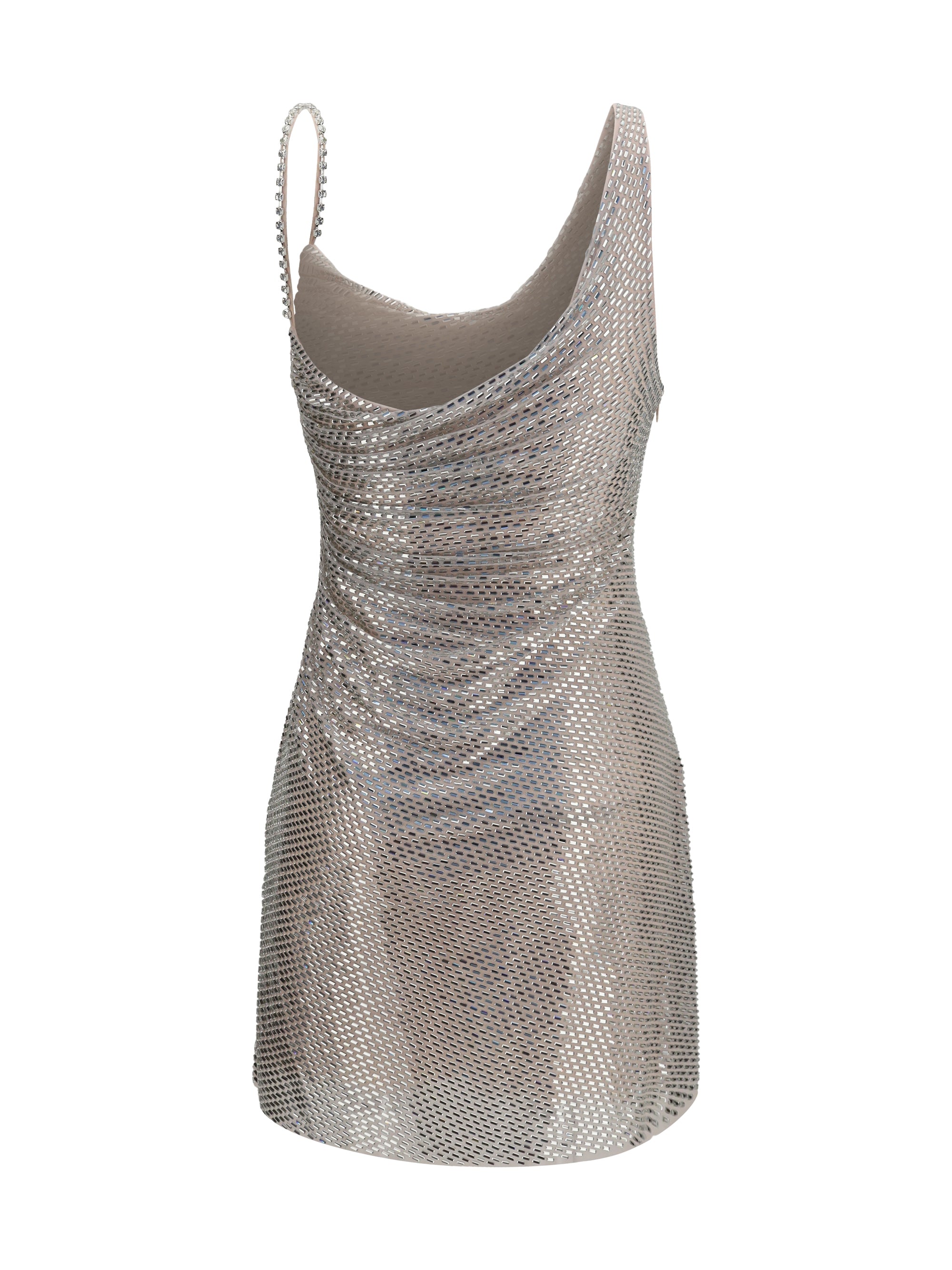 SELF-PORTRAIT 6 sequins draped dress 