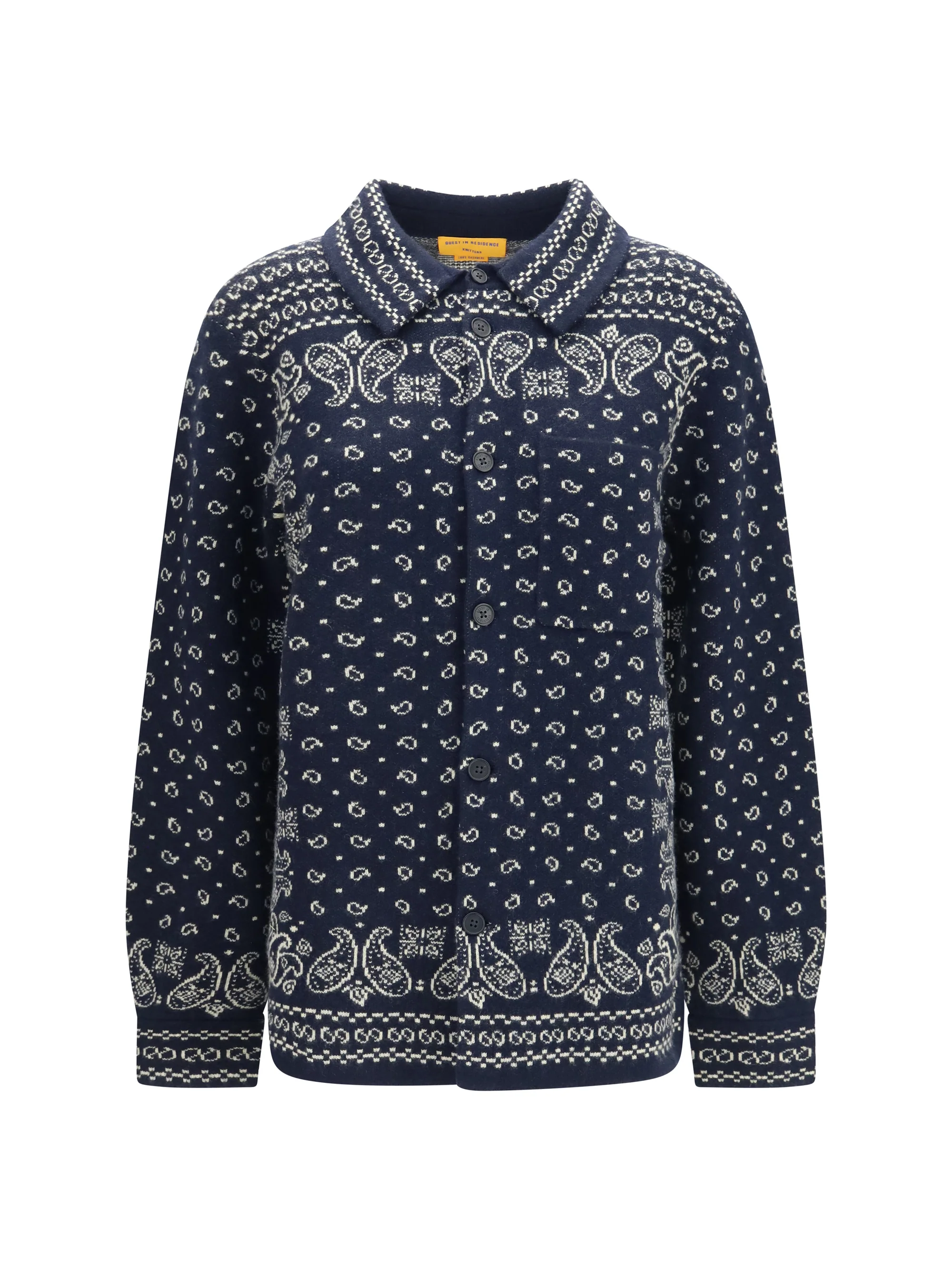 GUEST IN RESIDENCE M wild rag work cashmere shirt