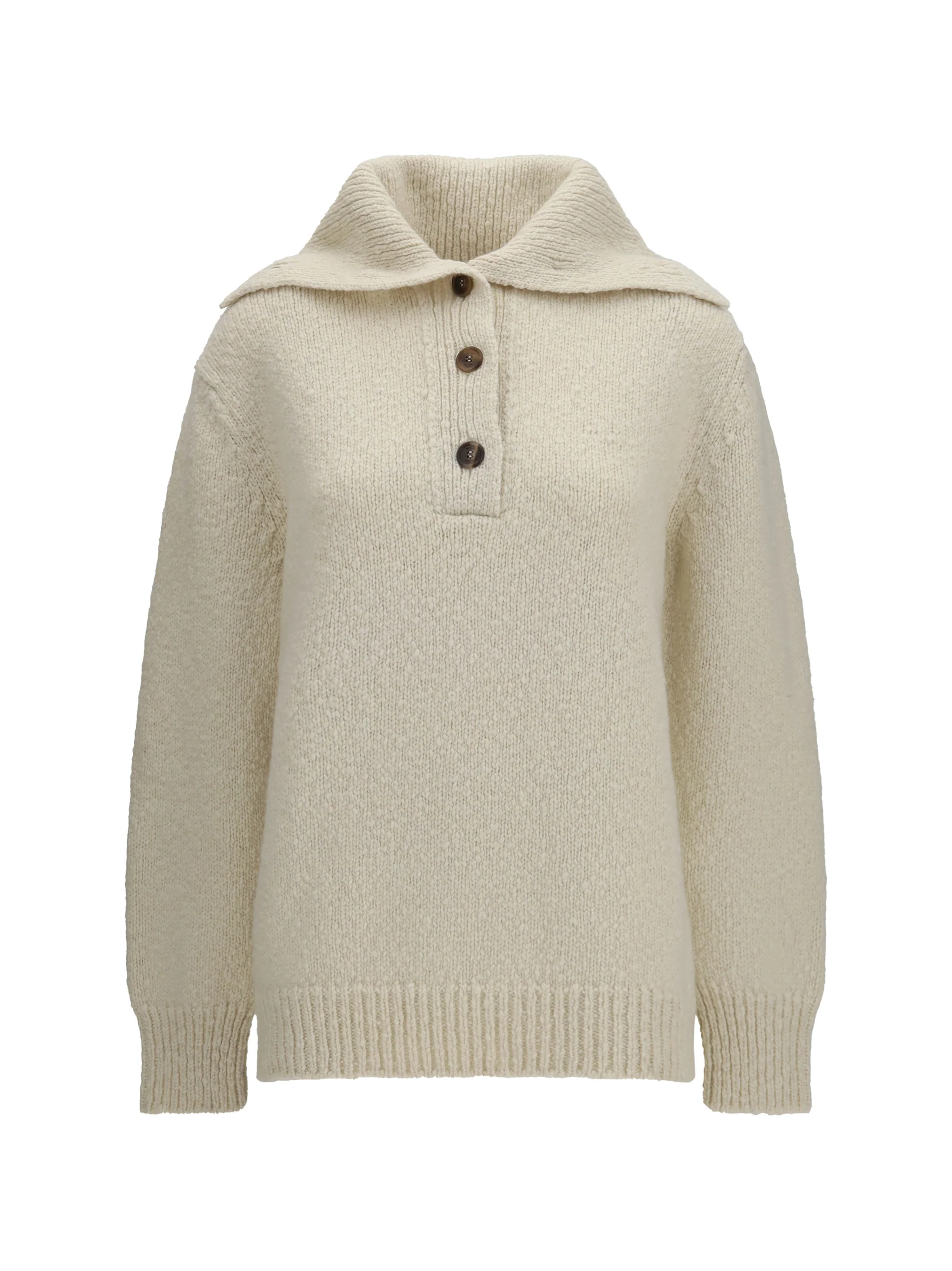 MALO 40 high-neck sailor sweater with buttons