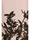 petunia long dress in cotton and viscose duchesse