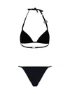 triangle bikini with gold plaque