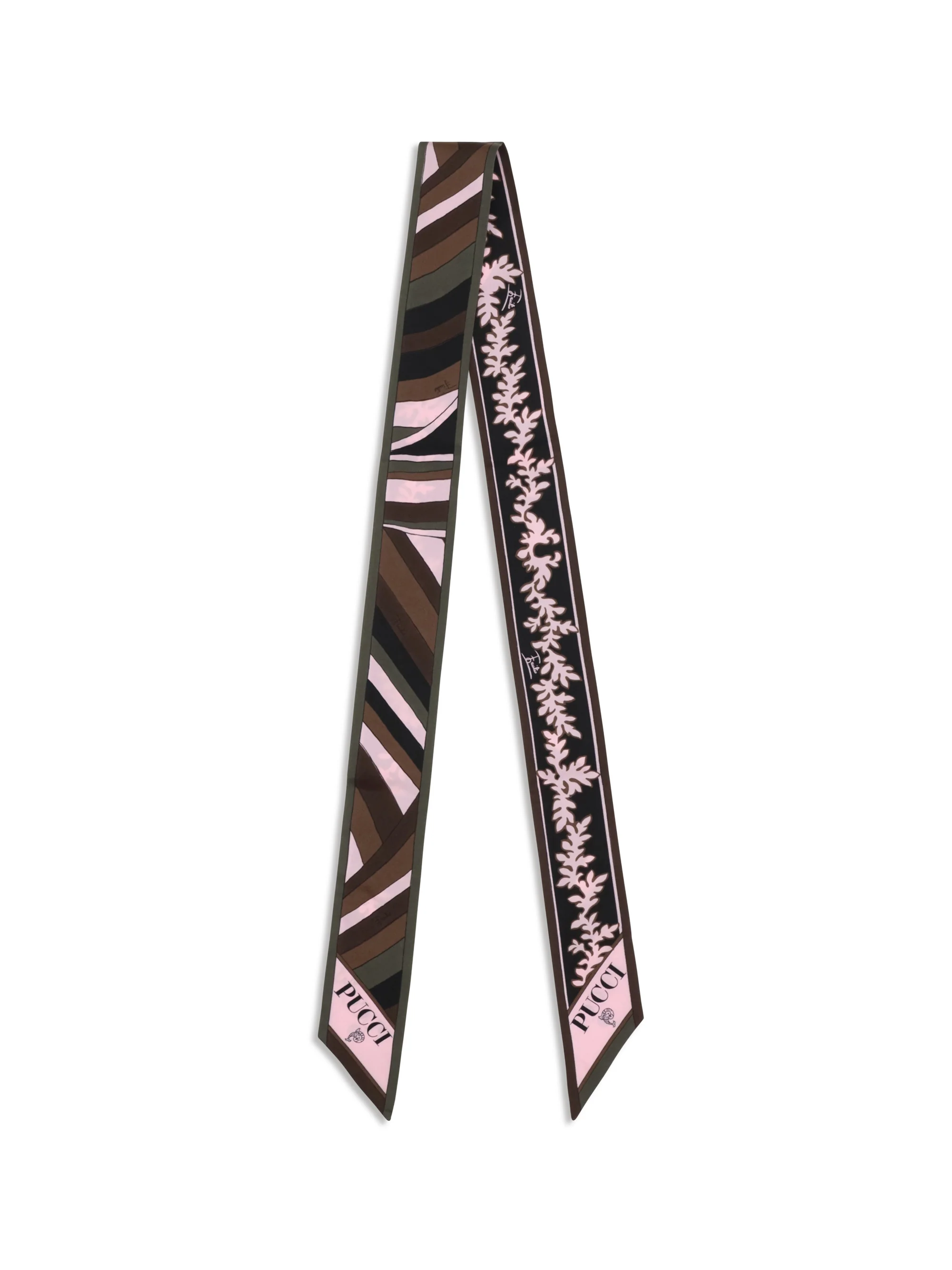 PUCCI OS silk twill scarf