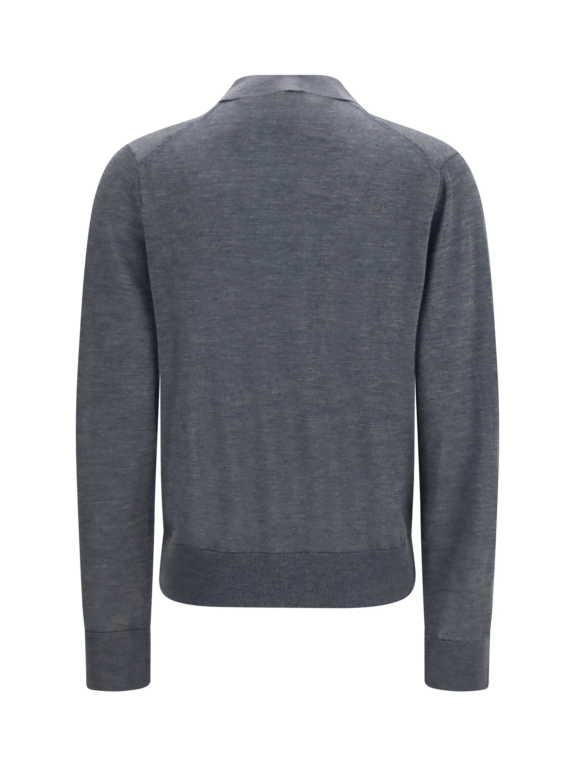 LOULOU DE SAISON L miles long-sleeve fine-knit polo
