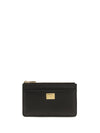 leather zip card holder