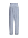 striped silk pj pants