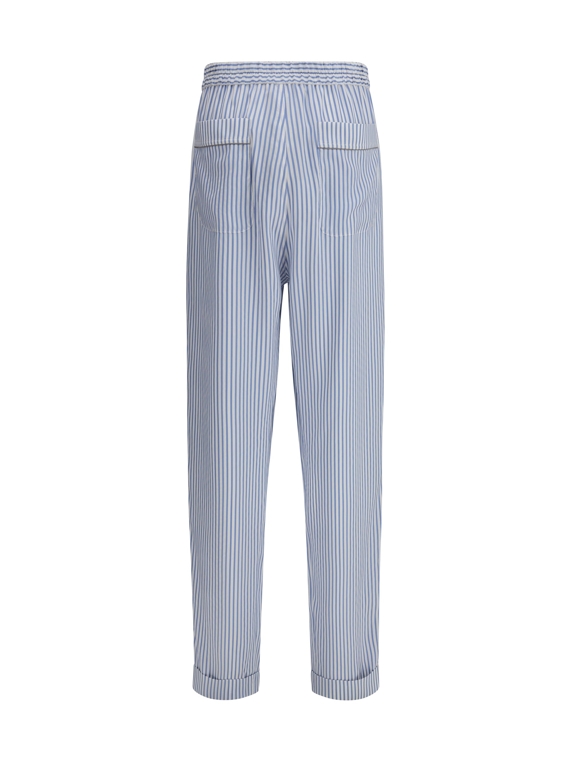 striped silk pj pants