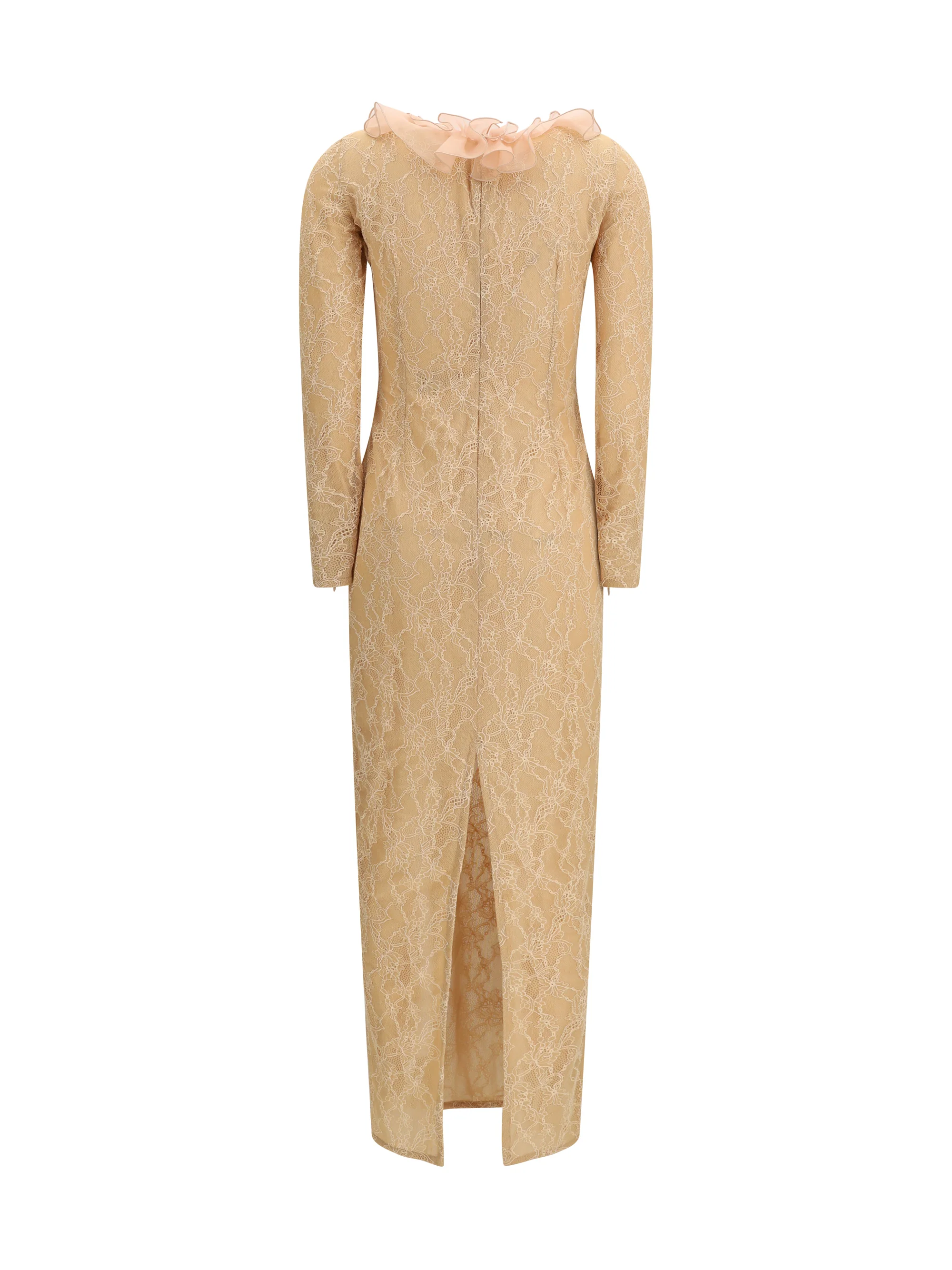 ALESSANDRA RICH 38 stretch lace evening dress 