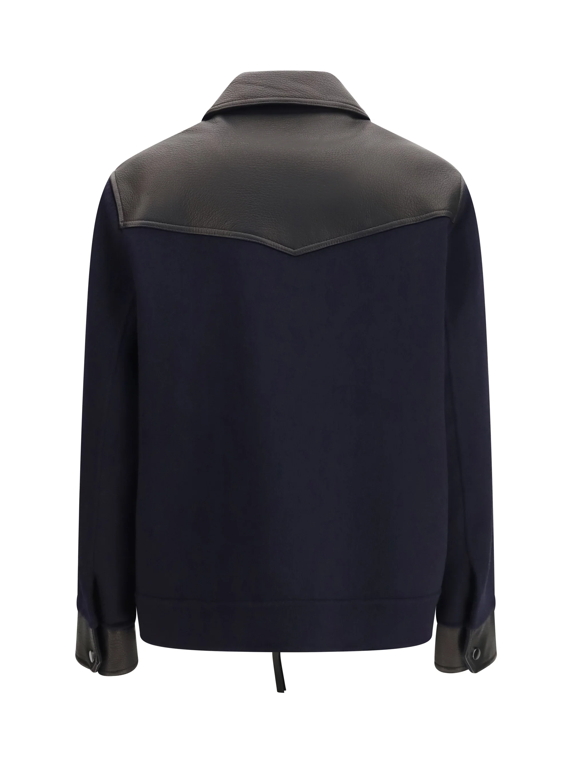 P.A.R.O.S.H. M leather trimmed jacket
