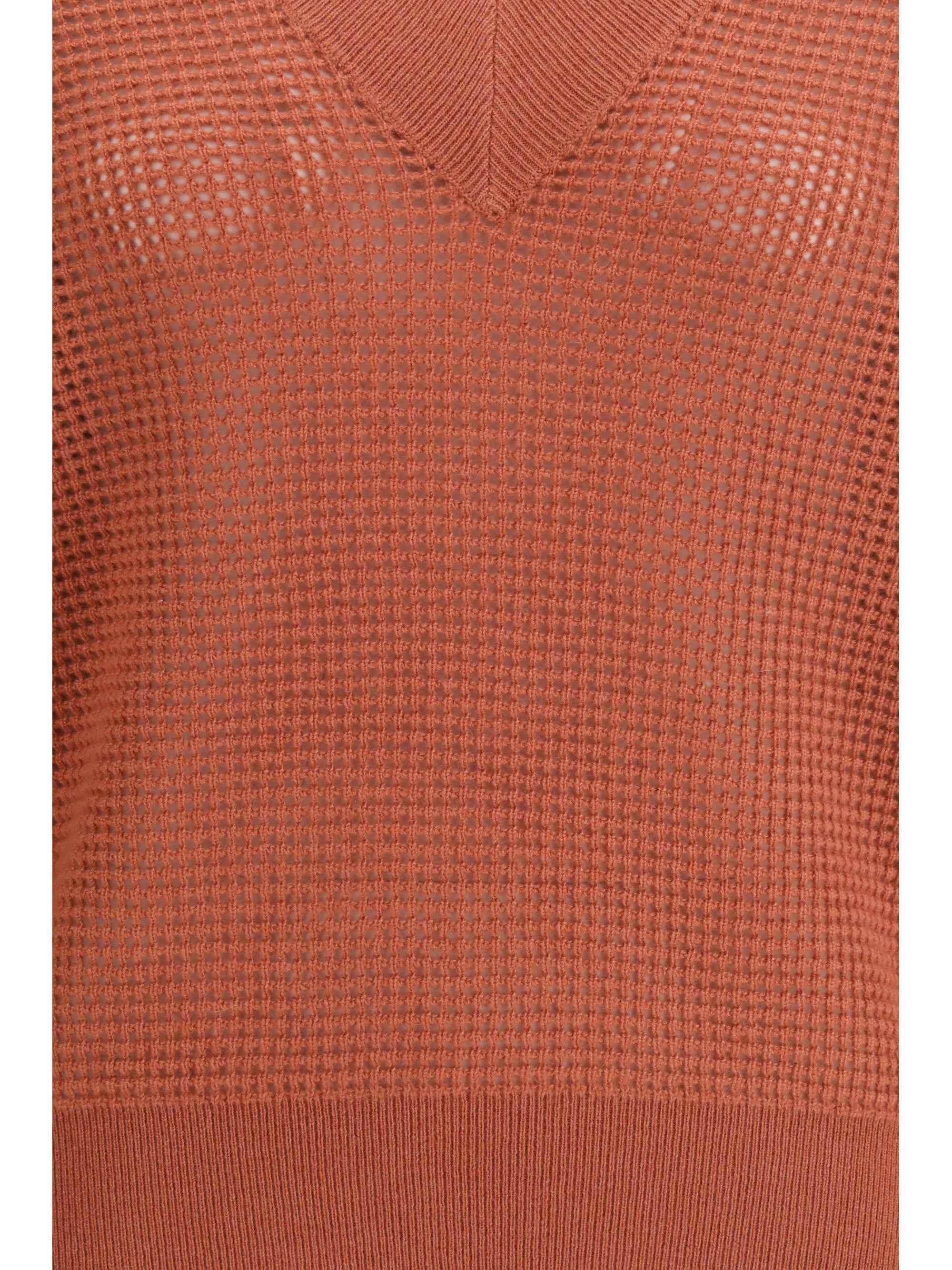 cashmere net sweater