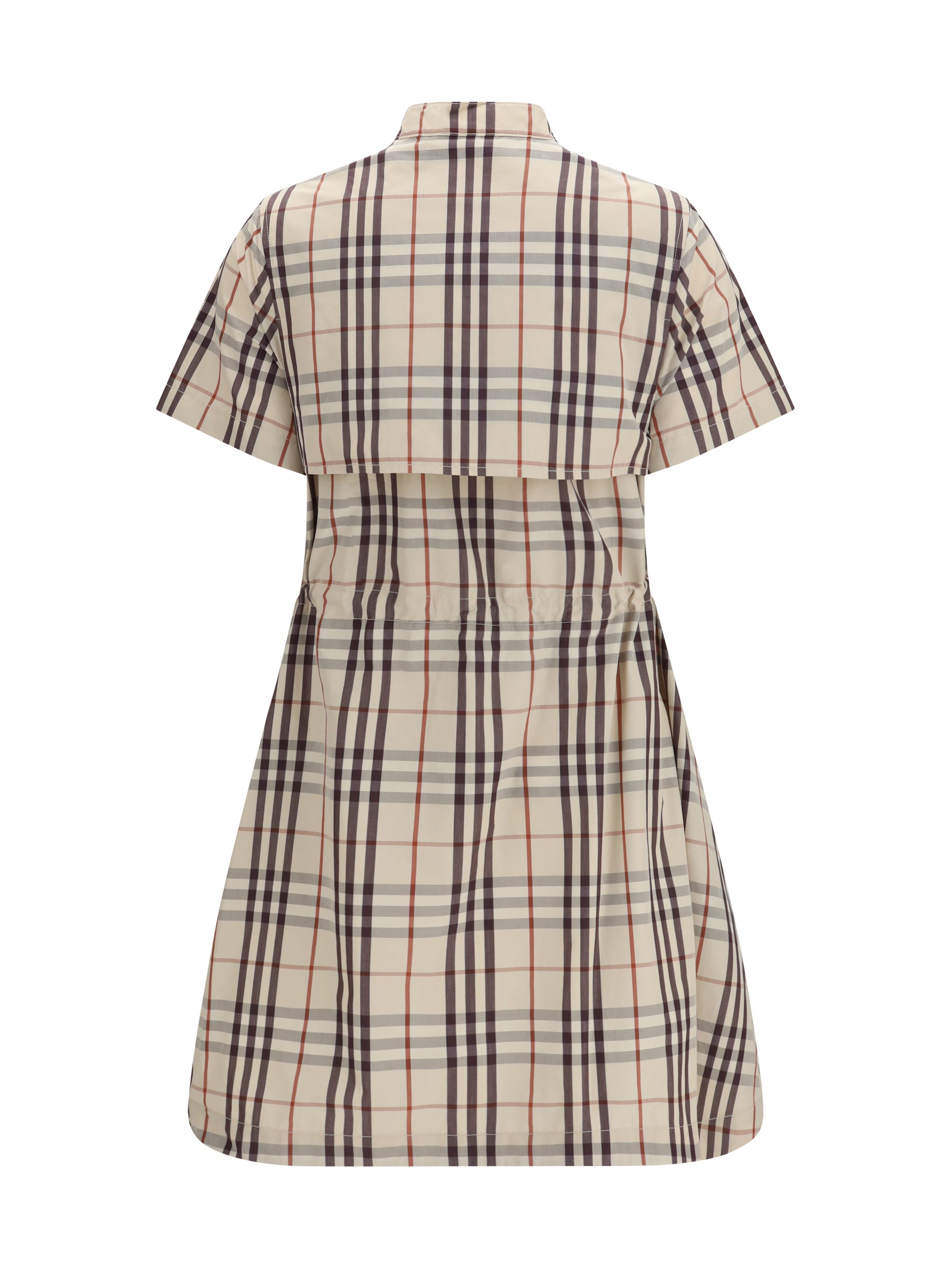 cotton check dress