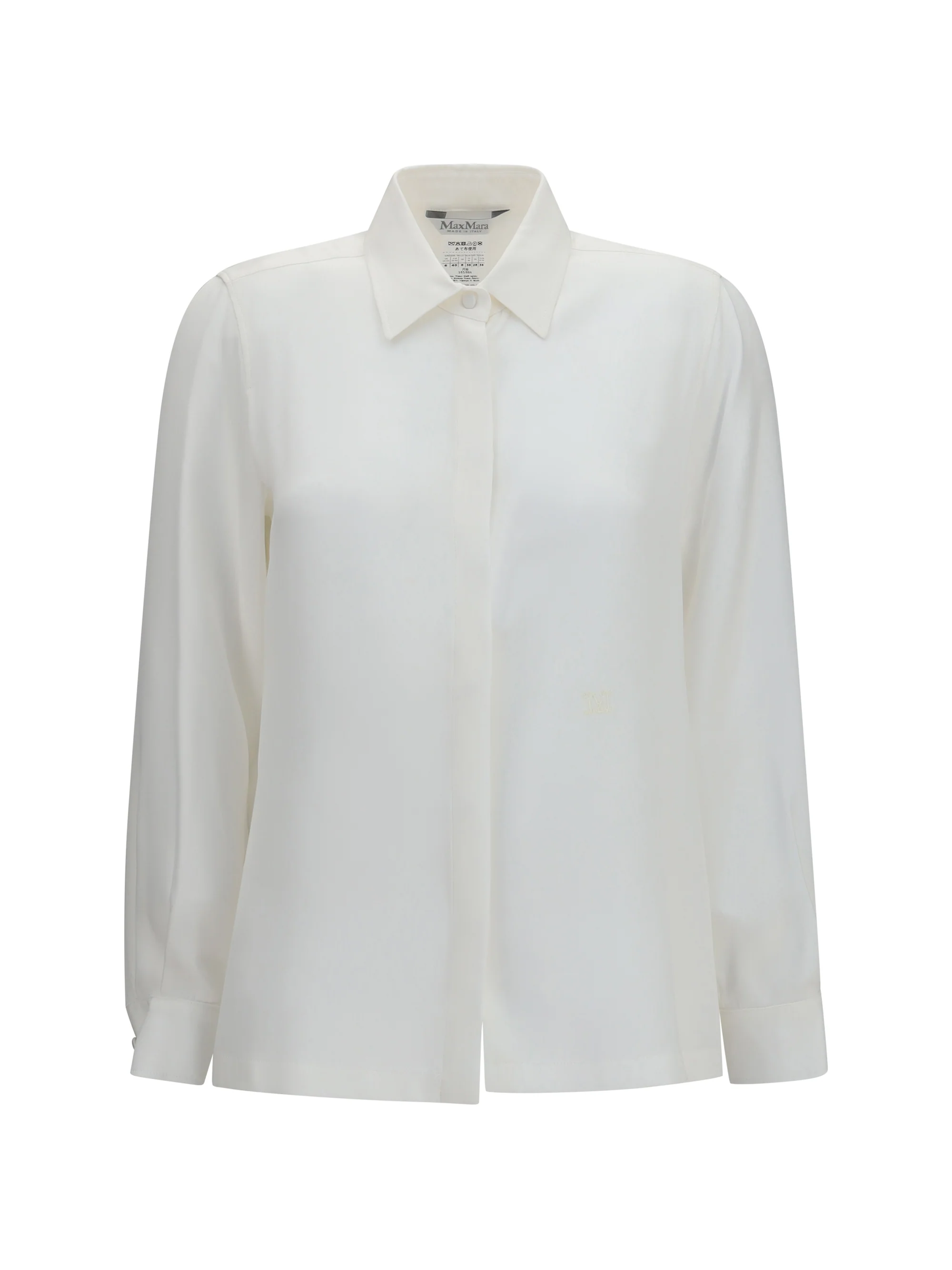 geranio crepe de chine shirt