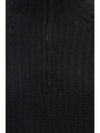 ribbed troyer sweater with zip