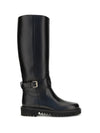 vlogo signature calfskin high boots