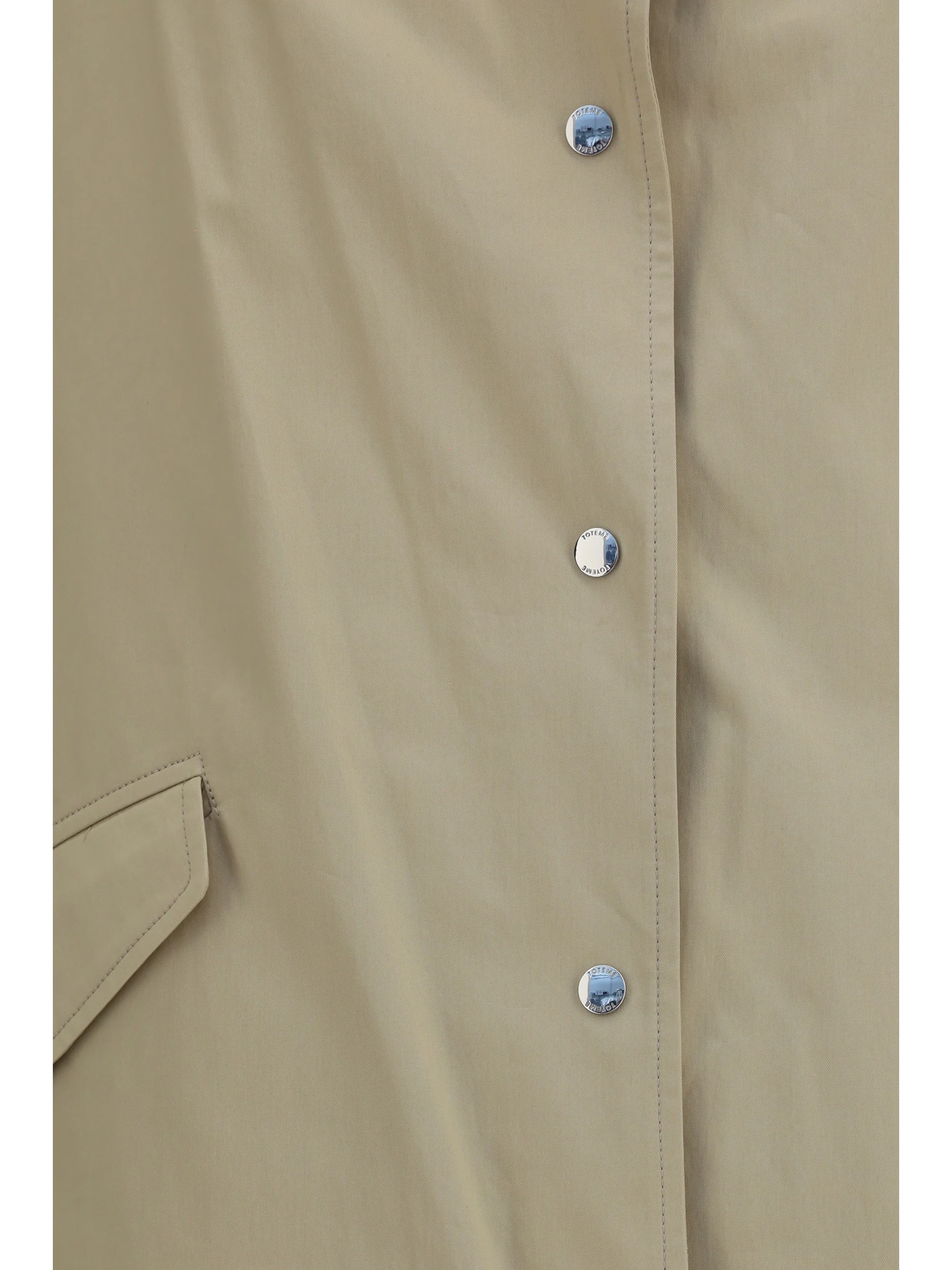 oversized cotton trench