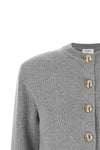 the balmain cardigan in cashmere cardigan defines a rigorous approach to luxury