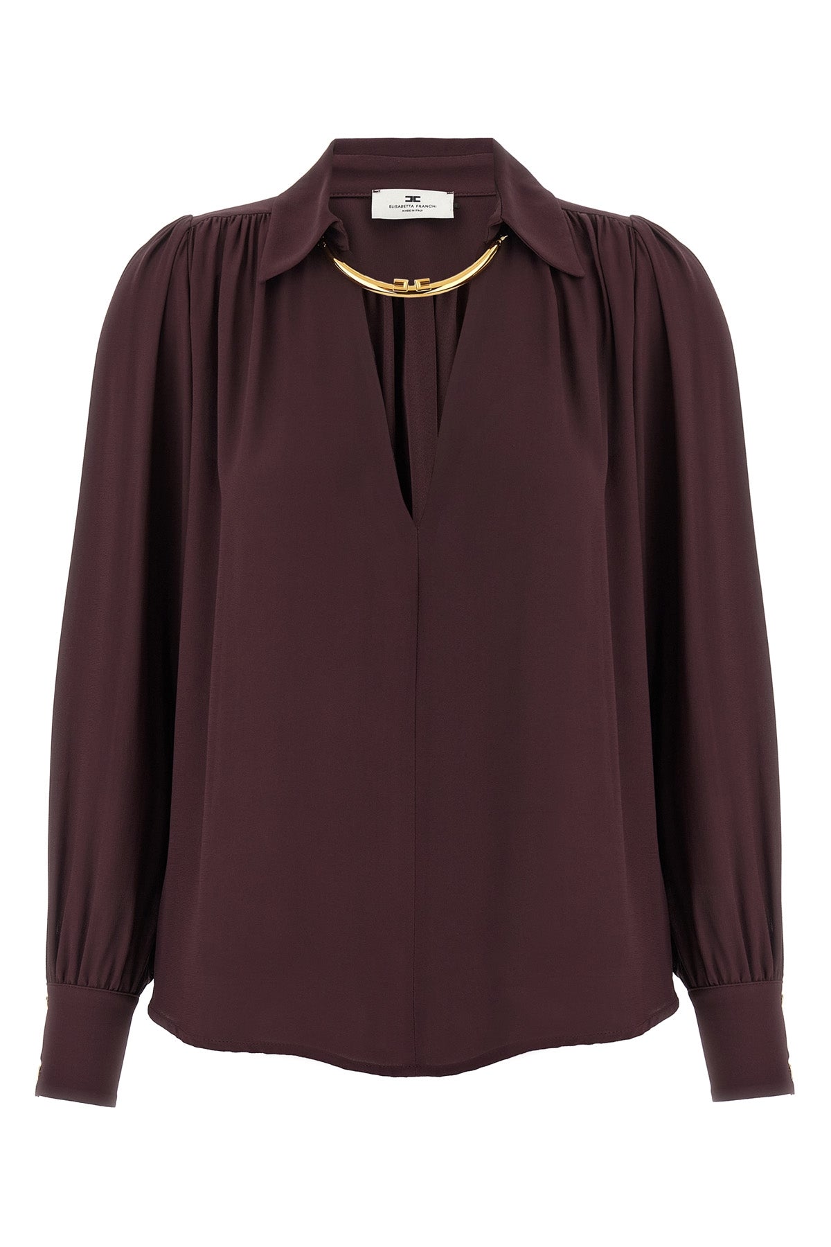 ELISABETTA FRANCHI 40 viscose georgette shirt