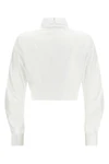 the elisabetta franchi cropped shirt redefines the codes of classic tailoring th