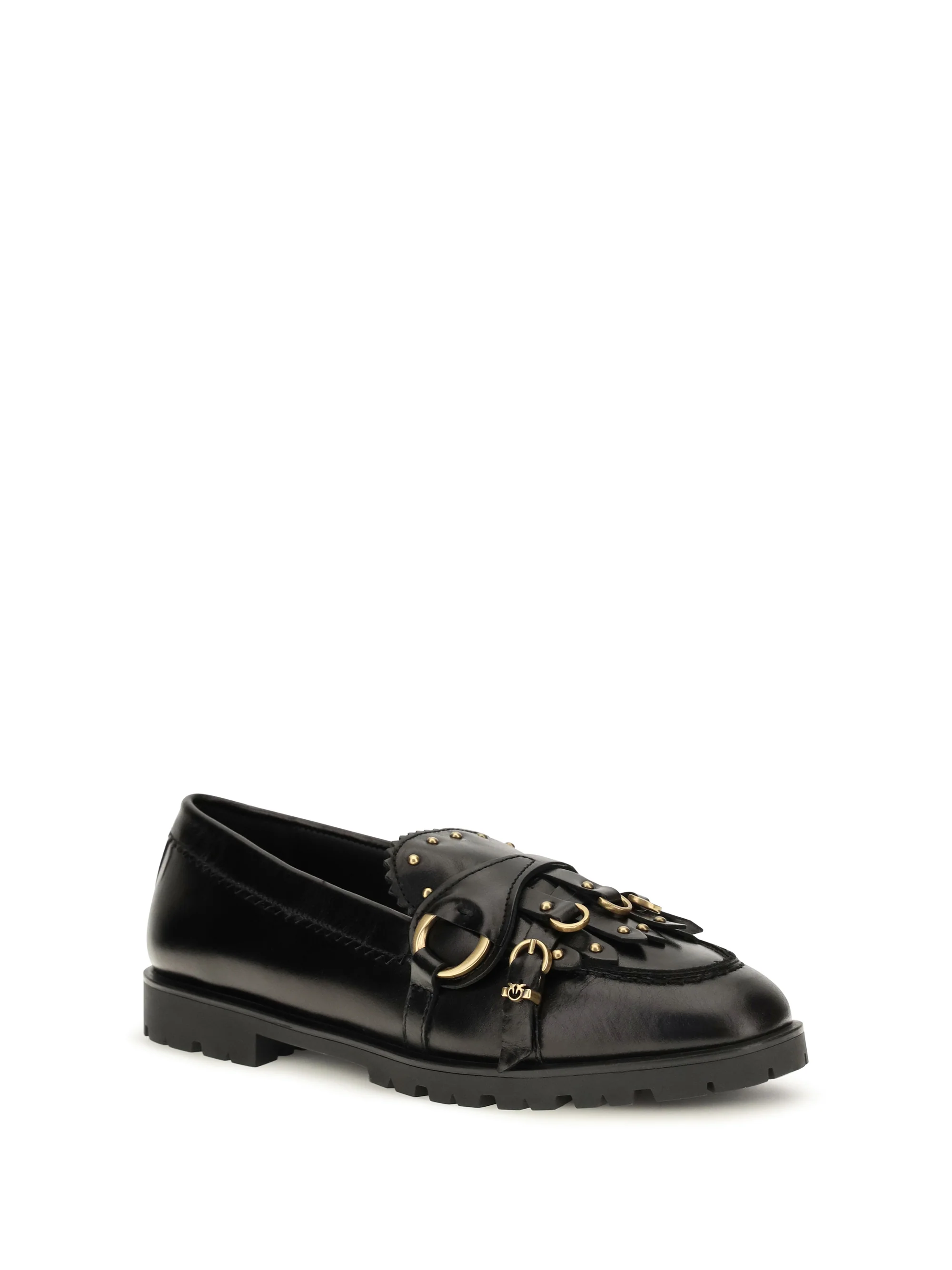 PINKO 36 nora leather loafers