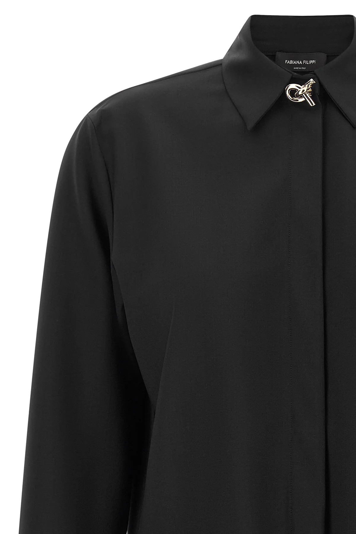 the fabiana filippi shirt defines a refined aesthetic through its square silhoue
