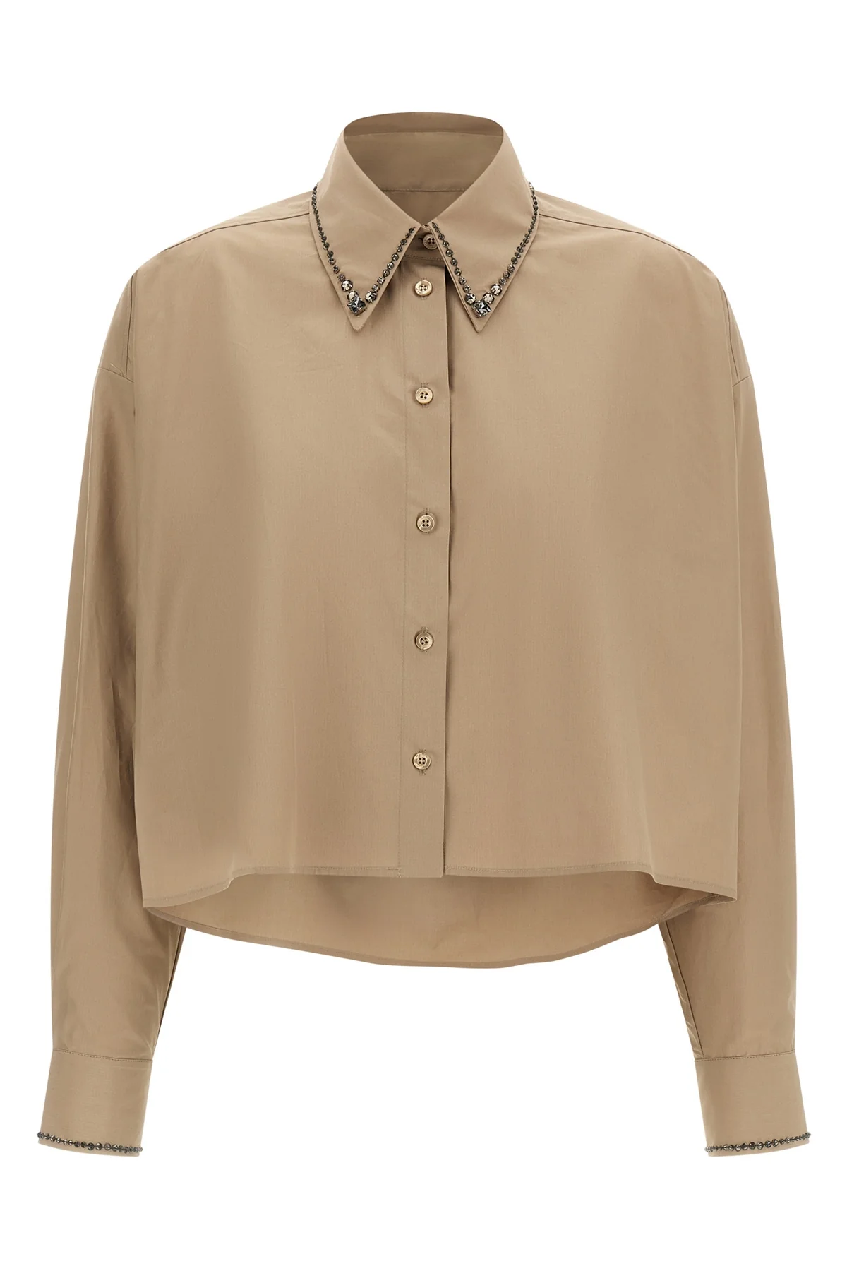 FABIANA FILIPPI 40 the fabiana filippi cropped shirt reinterprets the codes of classic tailoring th