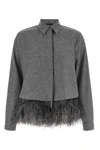 the fabiana filippi shirt redefines the codes of tailoring through an unexpected