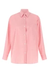 the marni shirt in cotton blend poplin is distinguished by an oversized silhouet